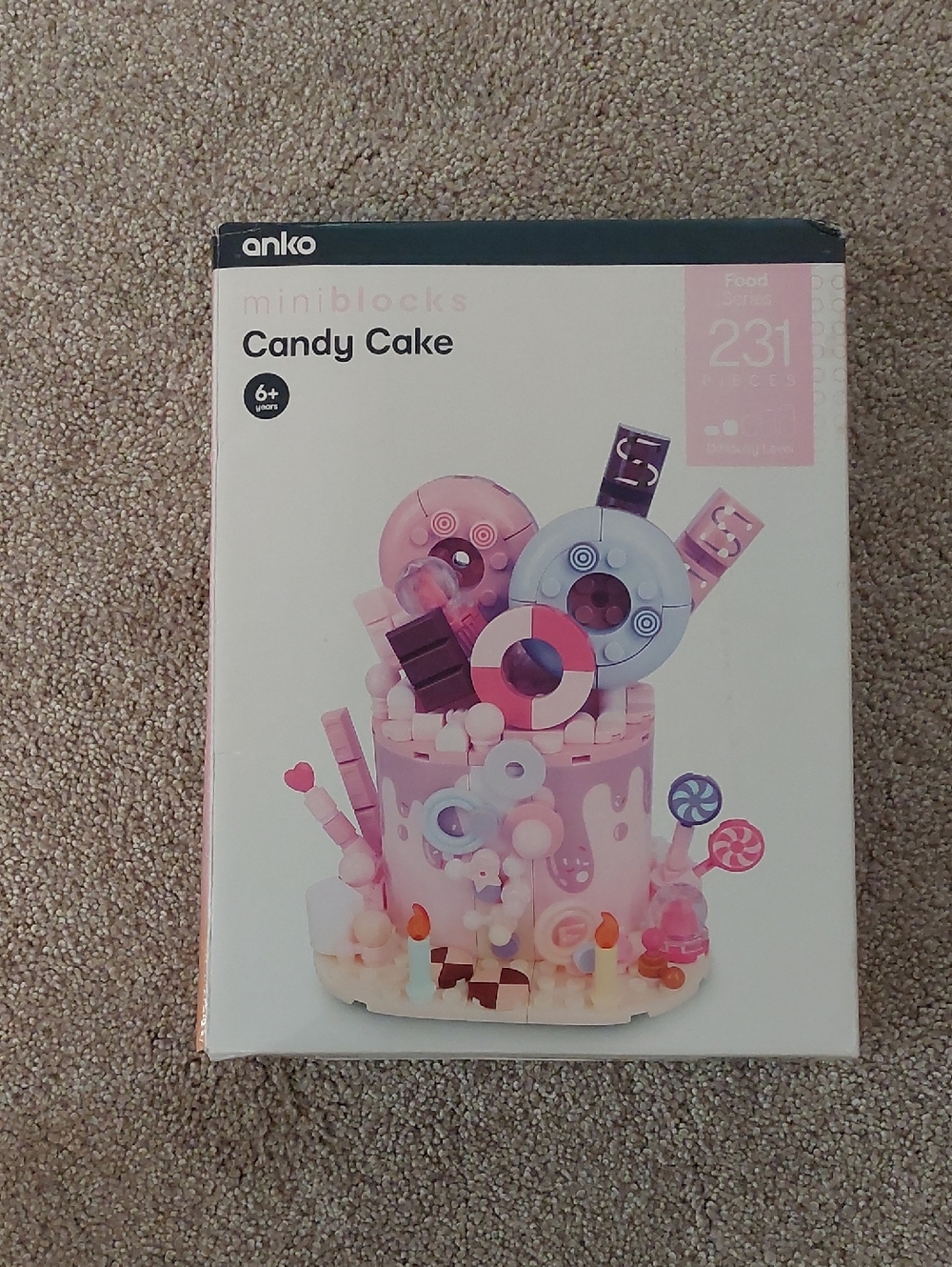 Anko Miniblocks Candy Cake - Pink & Lavender